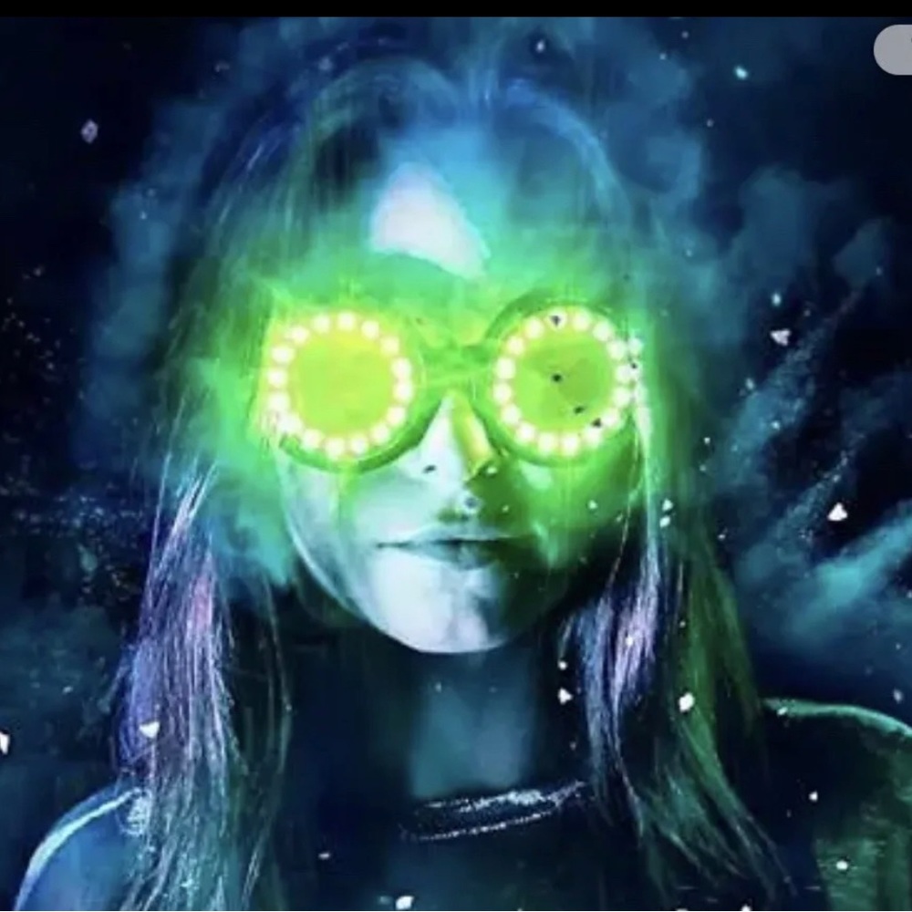 LED Pixel Pro Goggles - Programmable Rechargeable Light